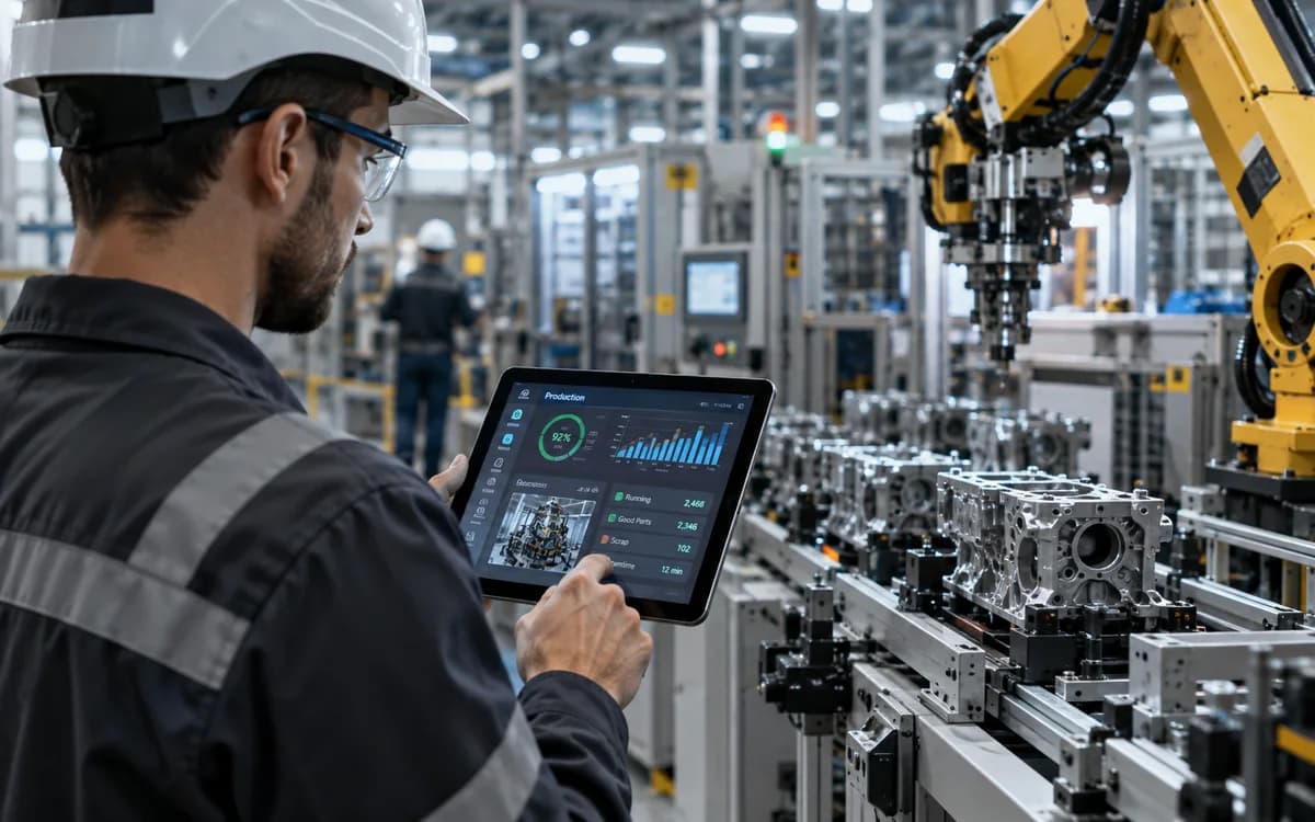 Endüstri 4.0 Çözümleri — çözümü anlatan kart görseli