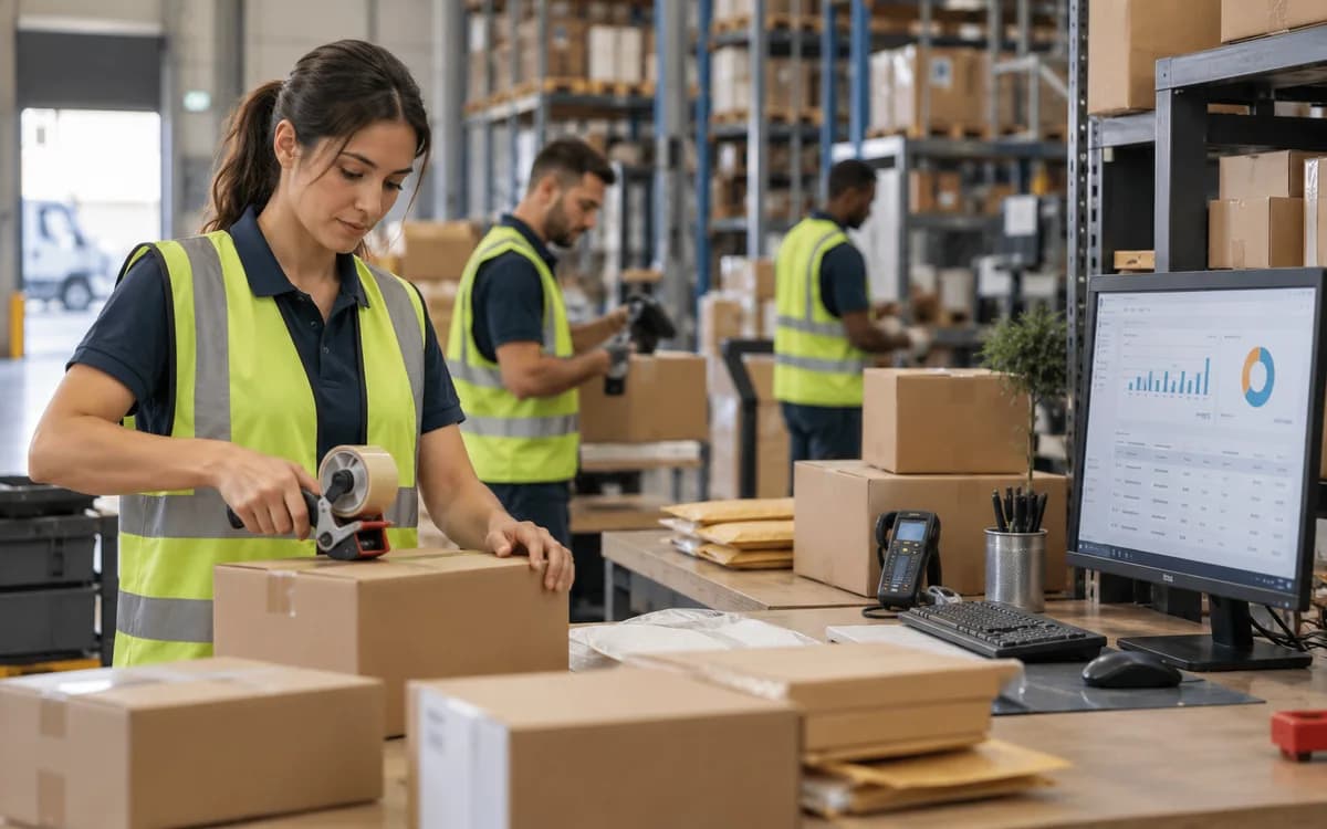 E-ticaret ve tedarik — bu alandaki işletmeleri anlatan kart görseli